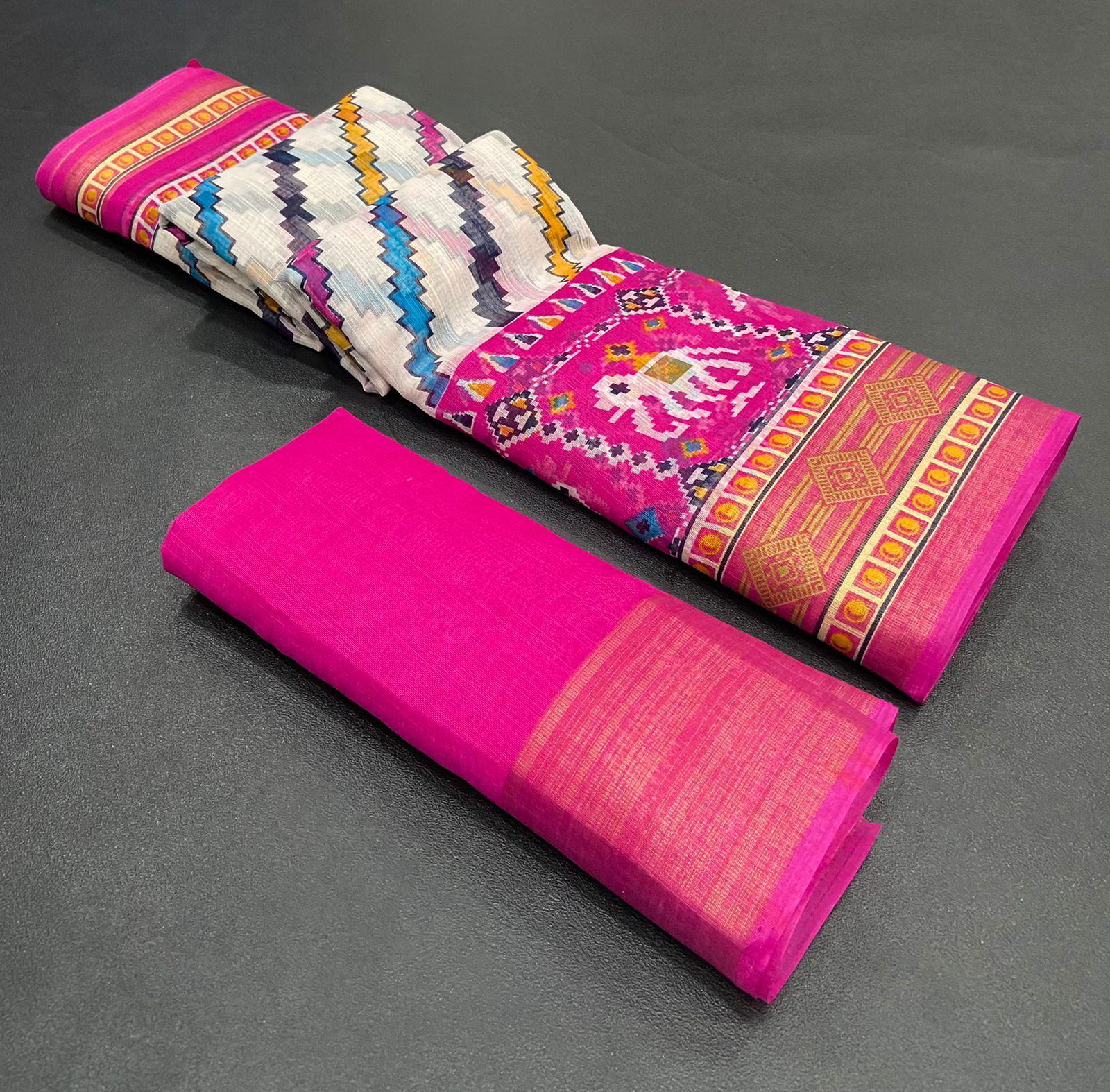 Monalisha 26 New Designer Regular Wear Printed Cotton Slub Saree Collection